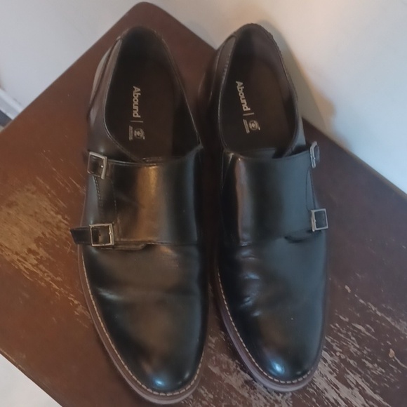 Abound Men\'s Black Double Monk Strap Oxfords, Size 11.5 main image 4